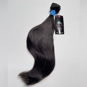 16 Inch Brazilian Human Hair Unprocessed Natural Straight black Hair Bu…